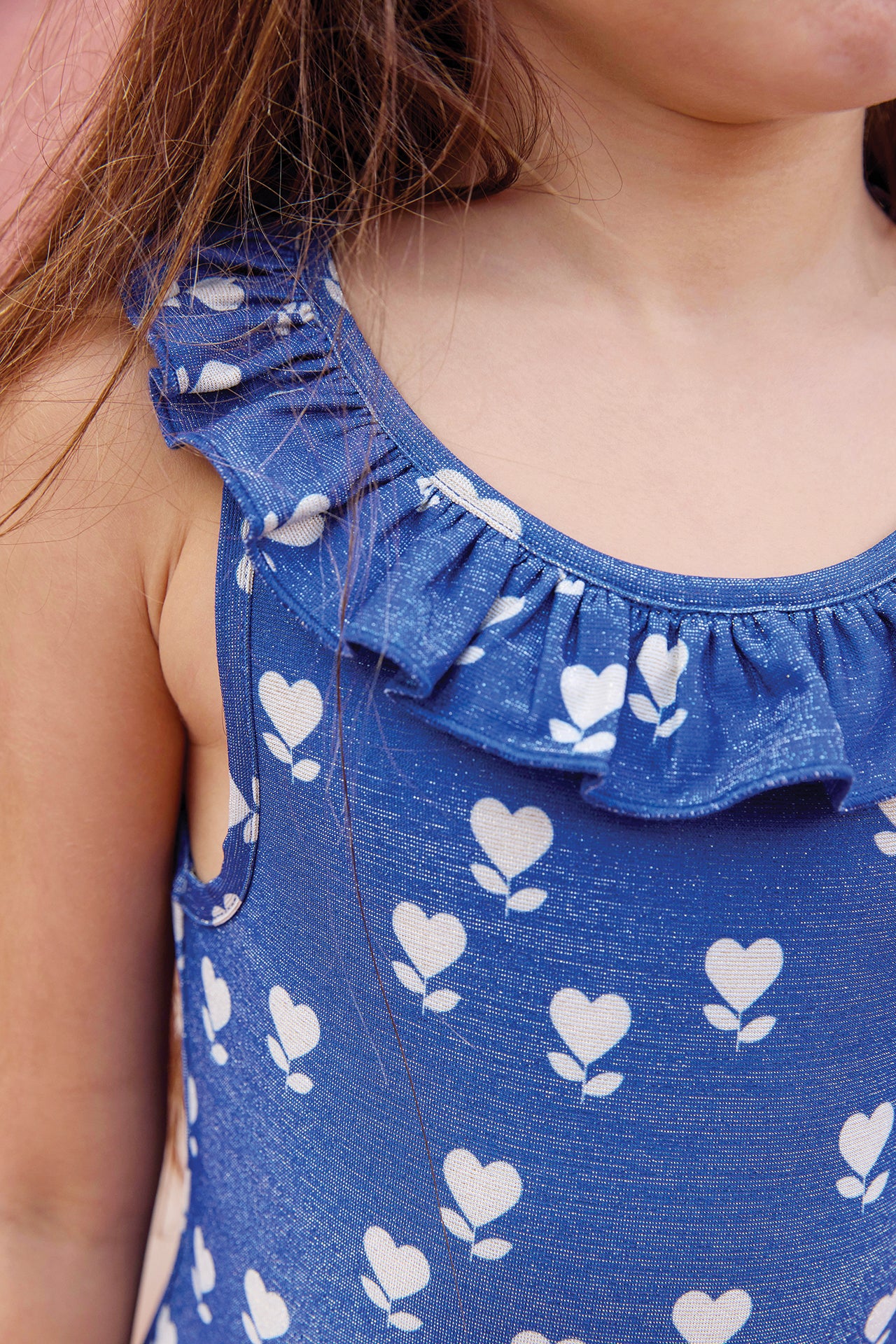 Maillot De Bain - Nudiste Flower Summer Blue