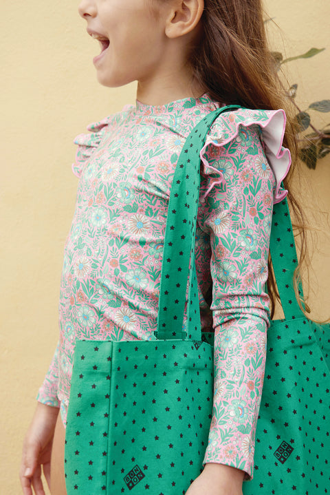 Medium Tote bag - Beth Green Paradise - Image principale
