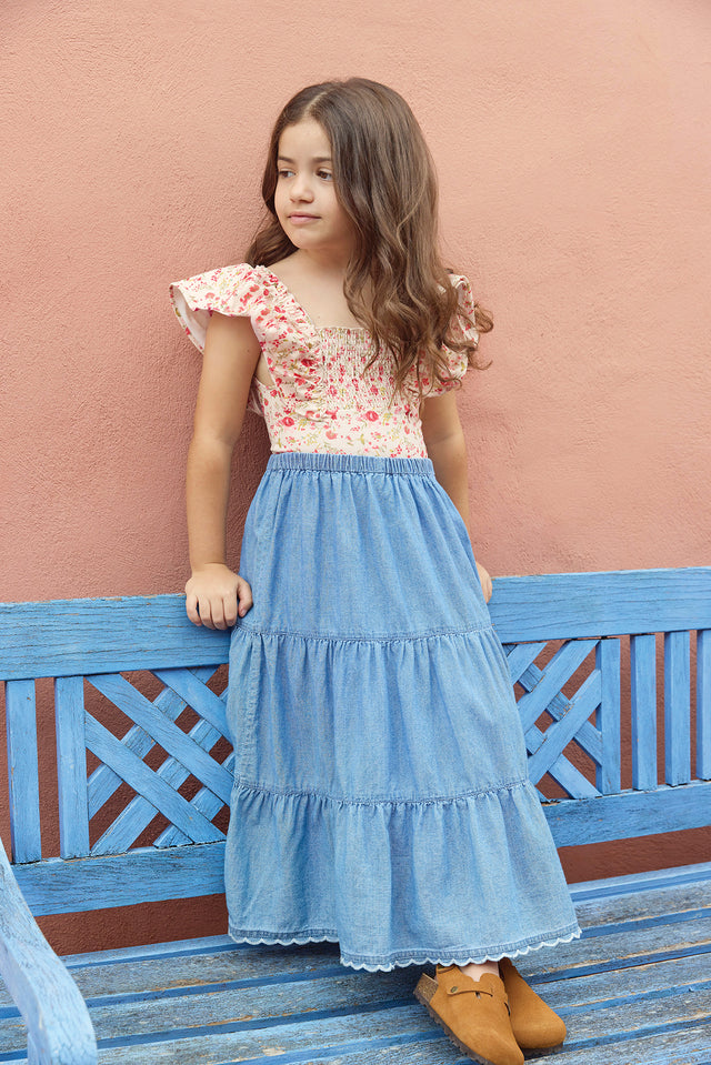 Skirt - Celine Chambray - Image principale