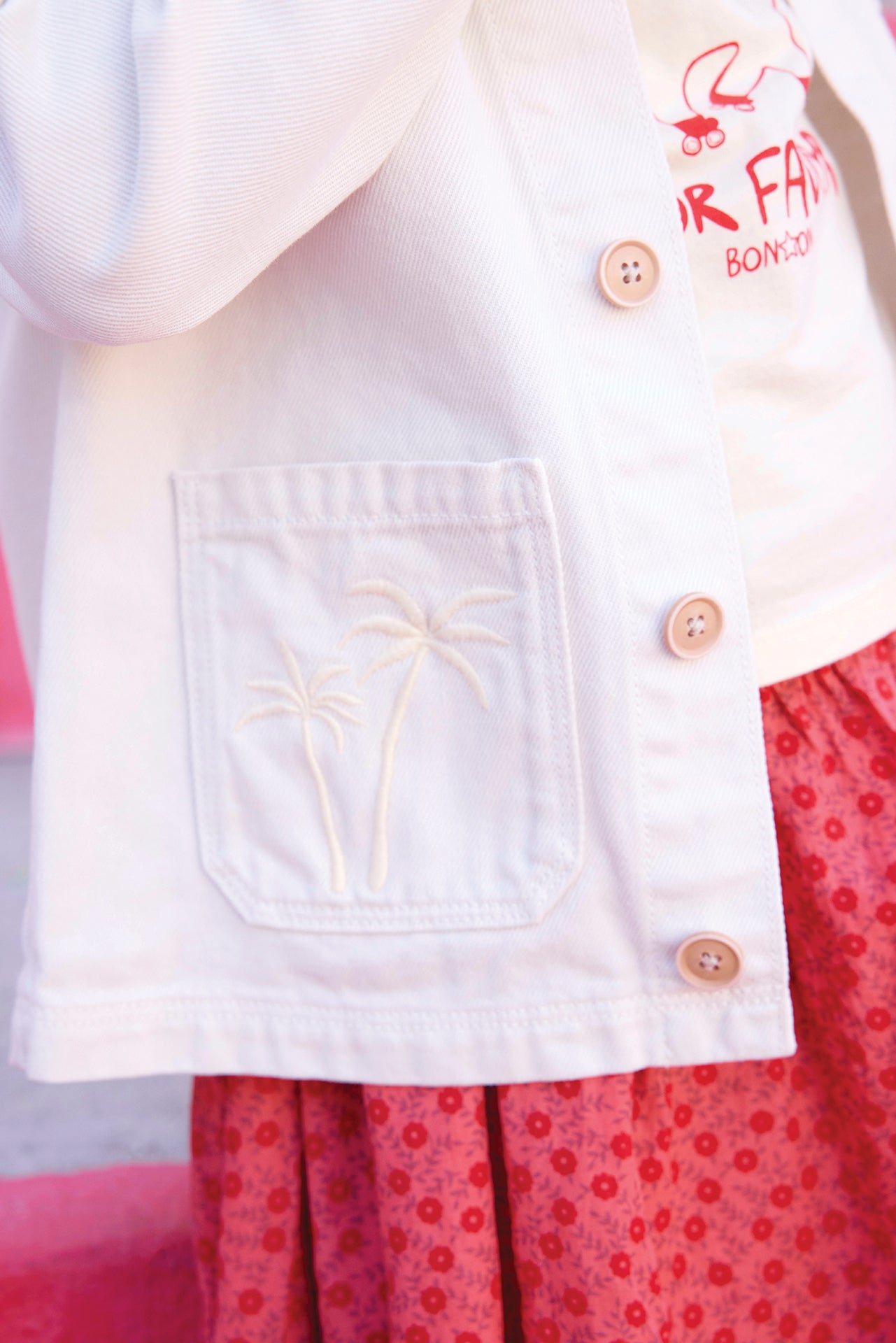 Jacket - Ermana Ecru  Bonton