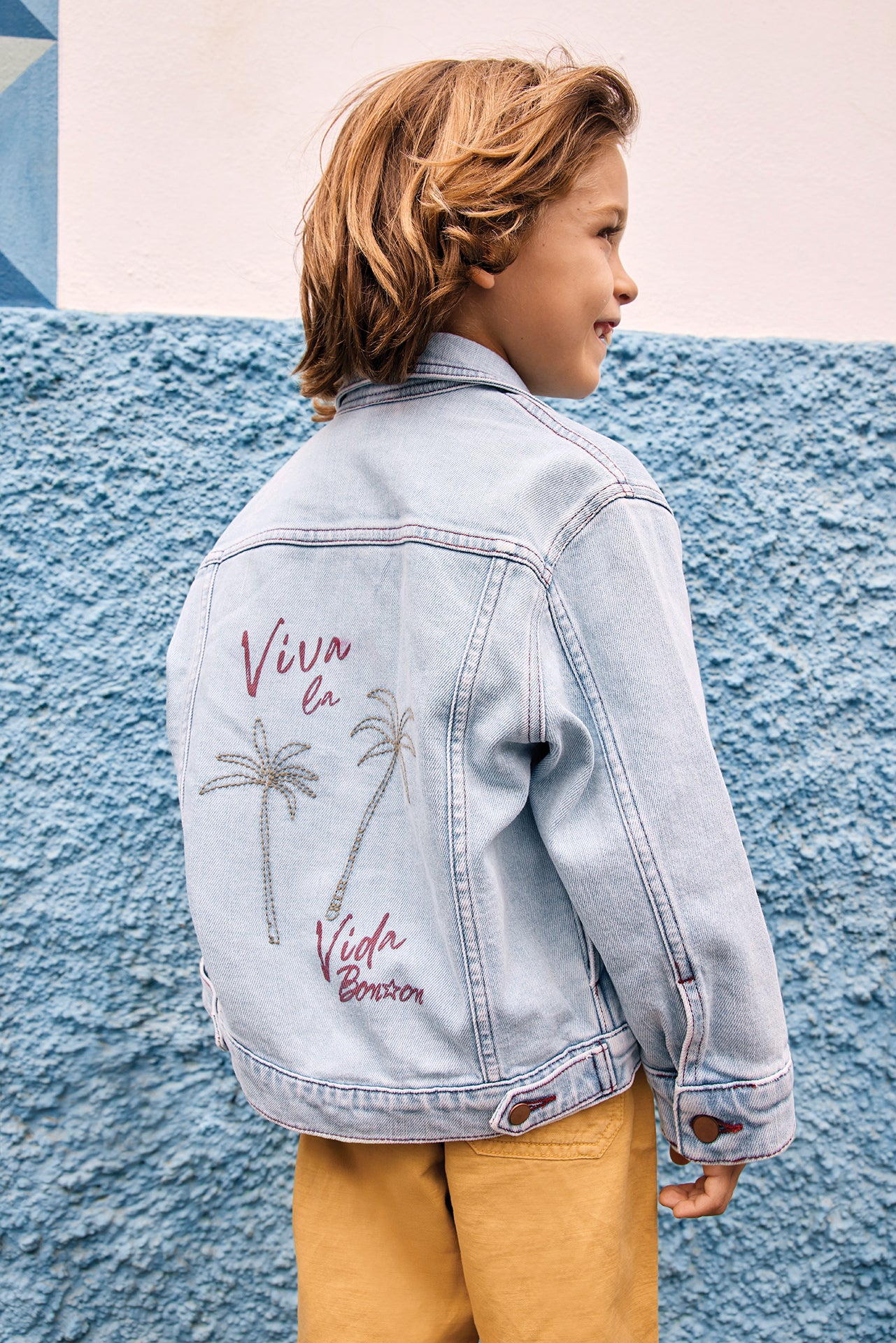 Veste - Nael Denim Blanchi