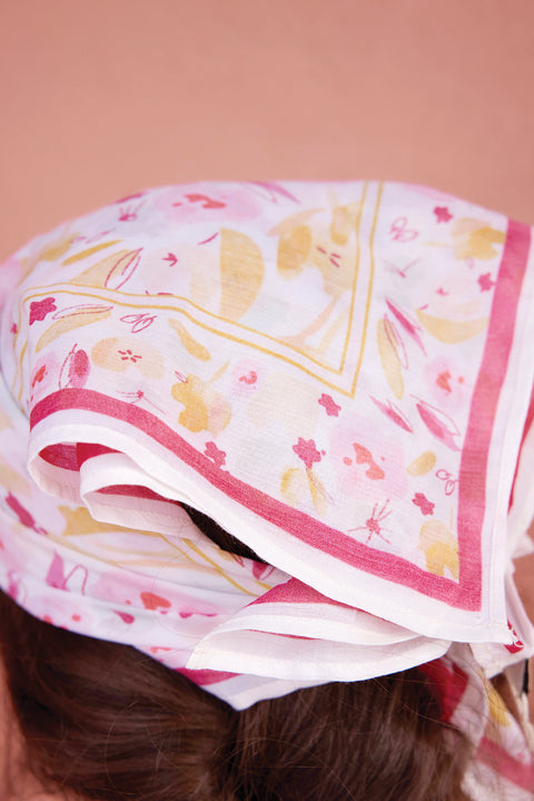 Foulard - Fleurs Joséphine - Image principale