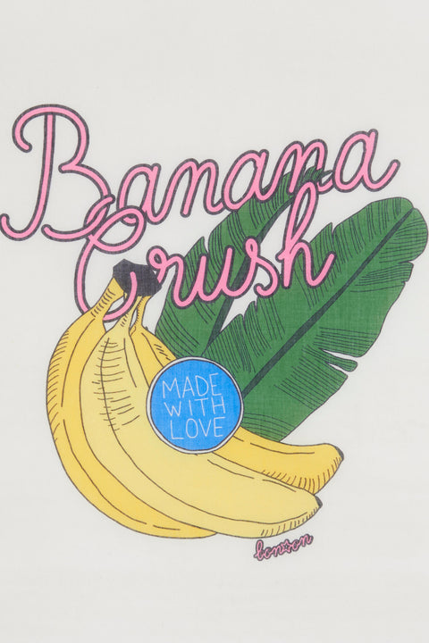 Foulard - Banana Ecru Bonton - Image principale