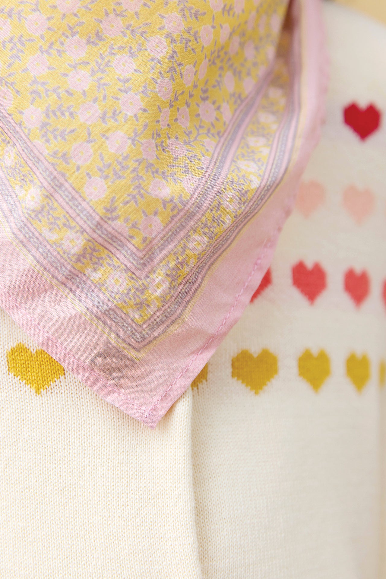 Foulard - Foulfleurs Jaune