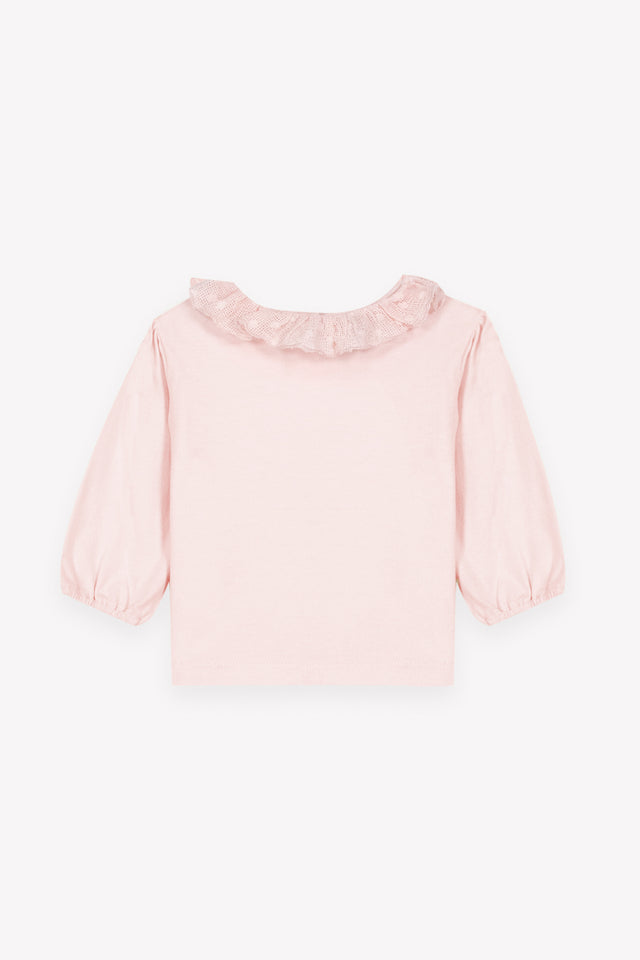T-shirt - Piris Rose Baby Coton - Image principale