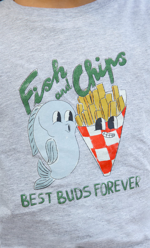 T-shirt - Taxo Fish & Chips Coton - Image principale