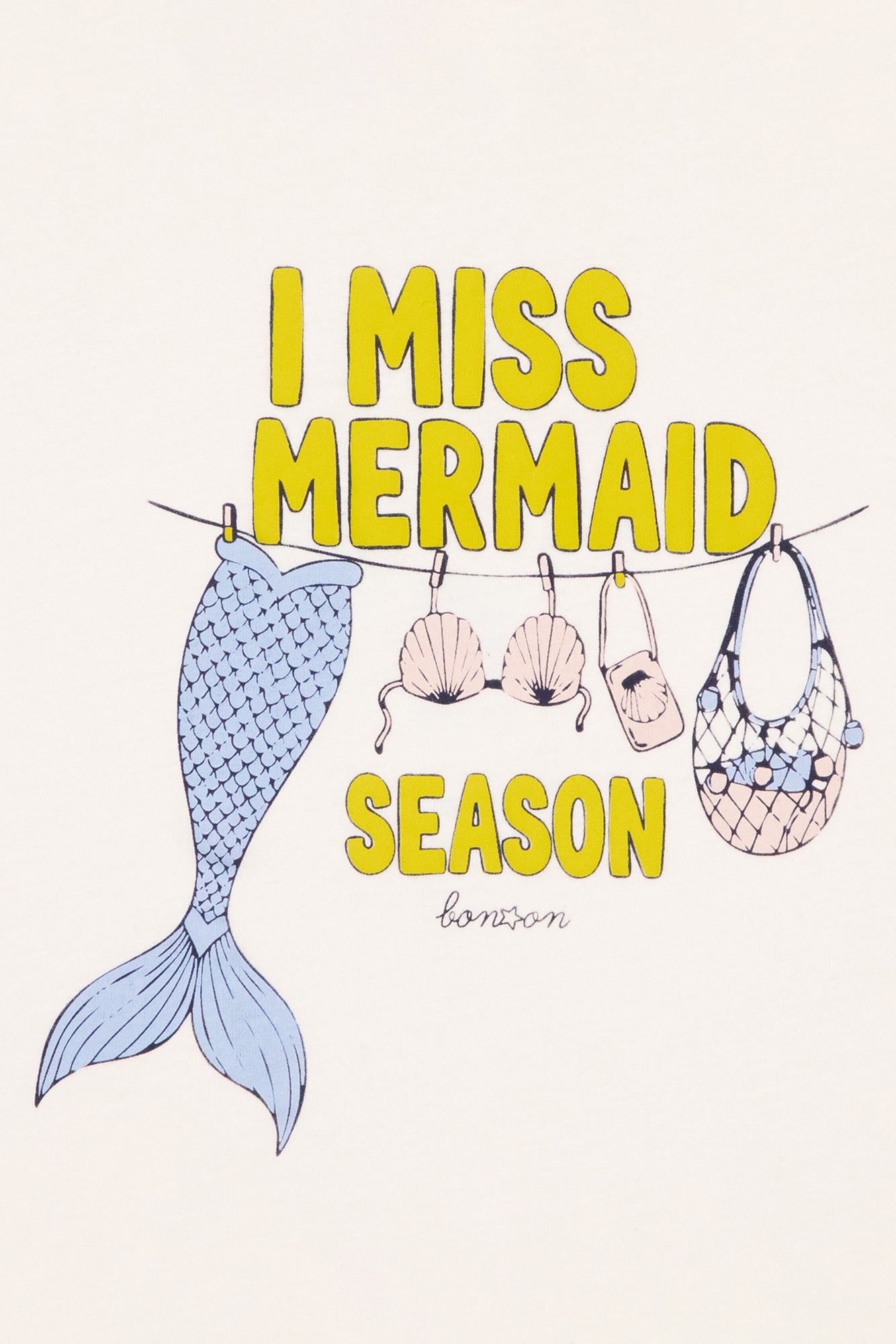 T-shirt - Patch Mermaid Coton