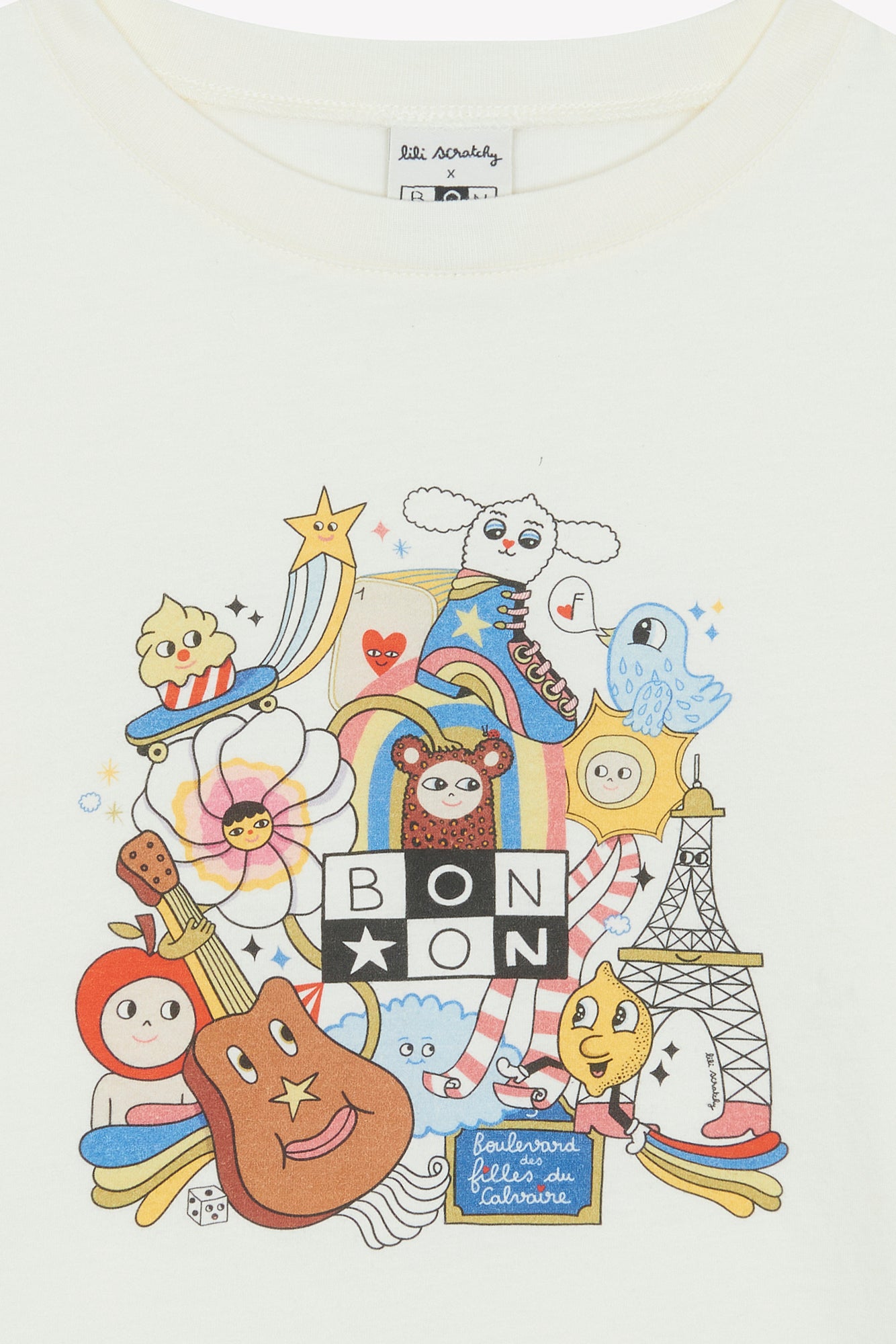 T-shirt - Patch Paris Bonton x Lili Scratchy