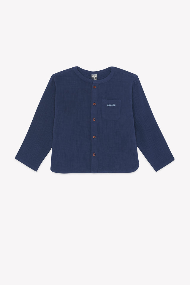 Chemise - Never Blue Coton - Image principale