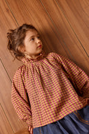 Blouse - Apple Check Cotton