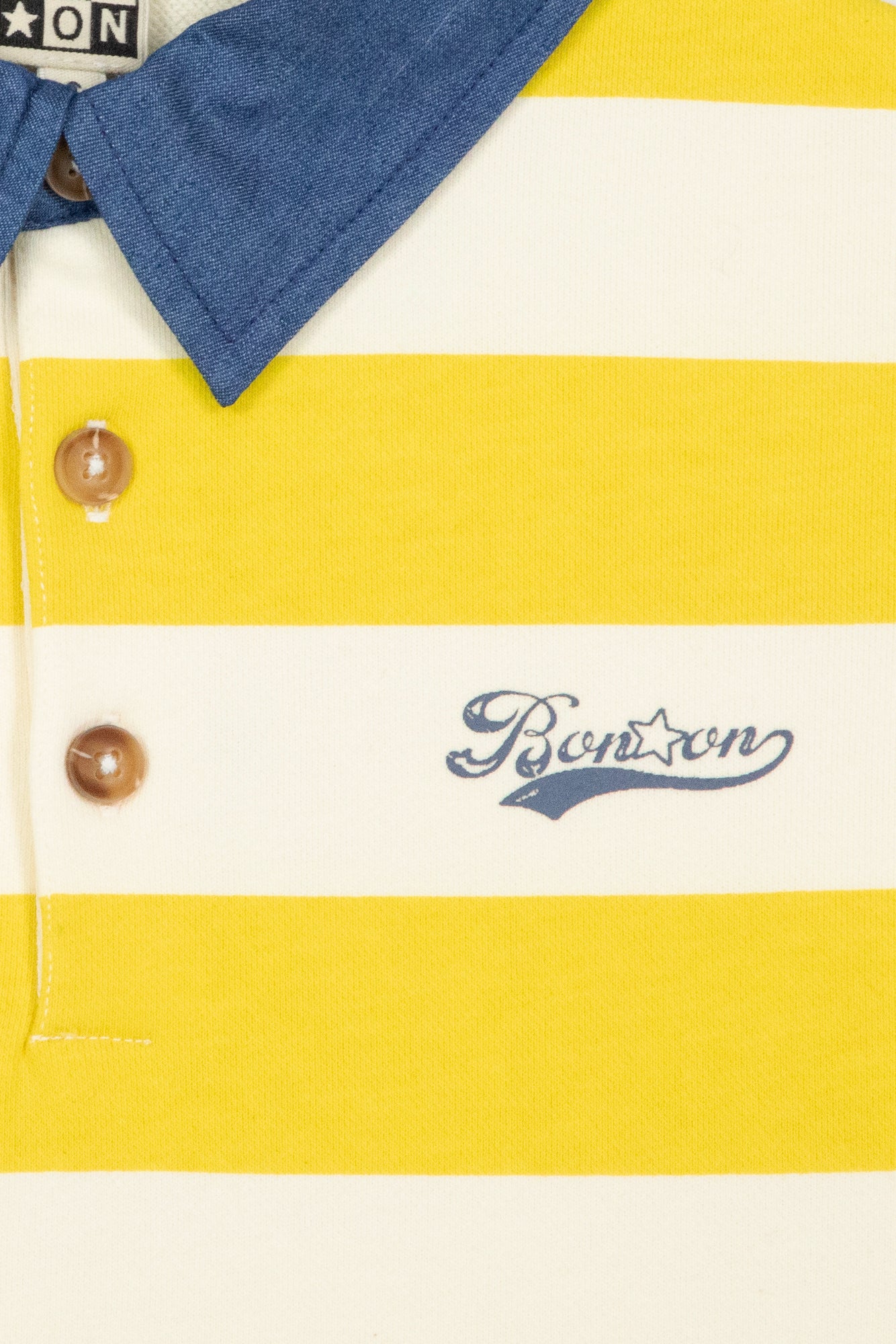 Polo - Pesto Rayures Jaune Coton