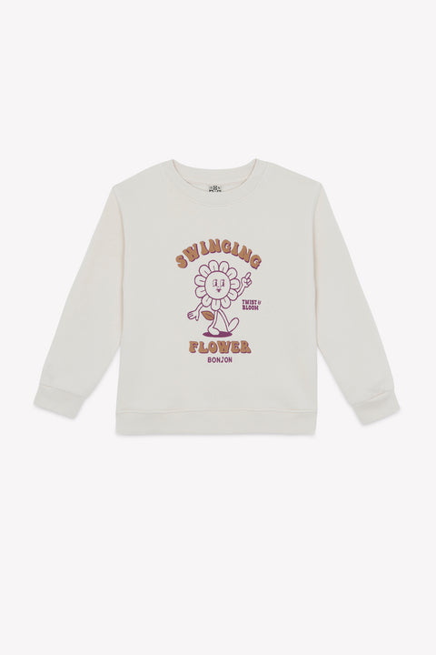 Sweat - Smile Swinging Milk Coton - Image principale