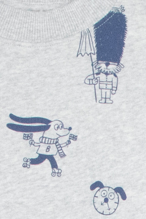 Sweat - Laurel Dogs Gris Coton - Image principale