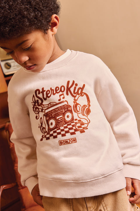 Sweatshirt - Stereokid Milk Cotton - Image principale