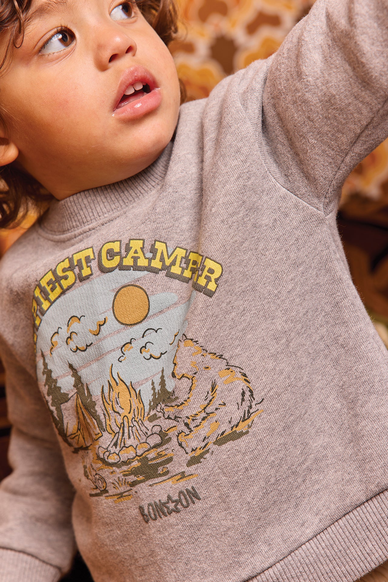 Sweatshirt - Smily Happiest Cotton