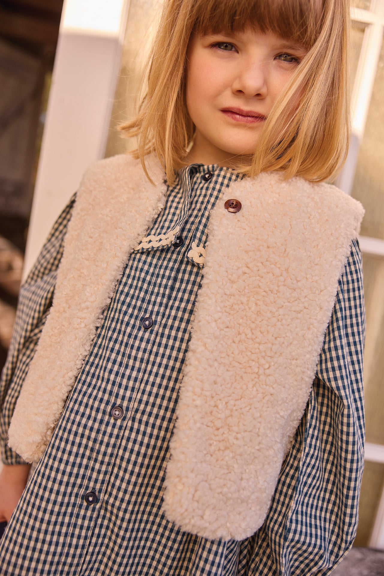 Cardigan -Beti Milk Sherpa