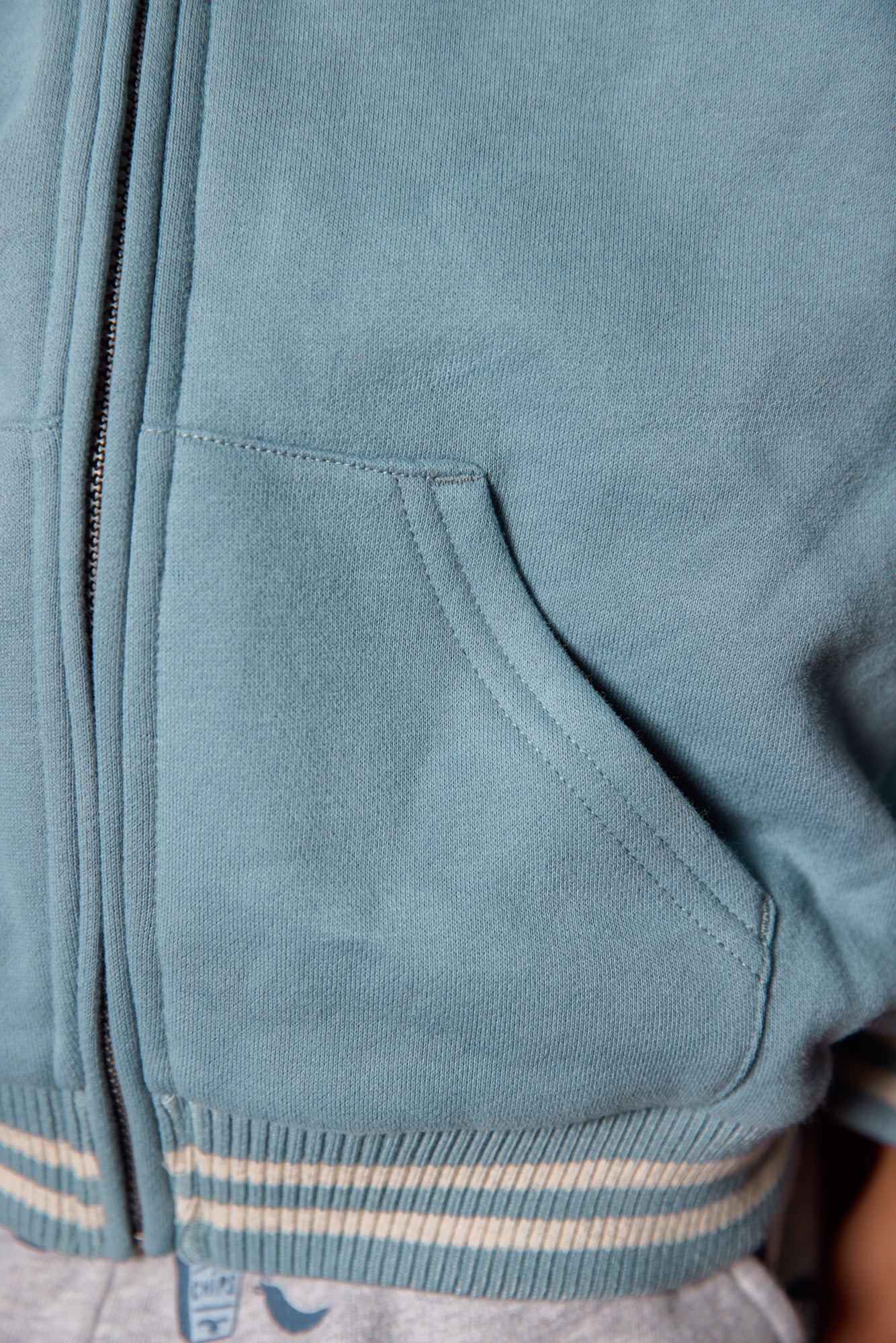 Cardigan - Power Blue Cotton