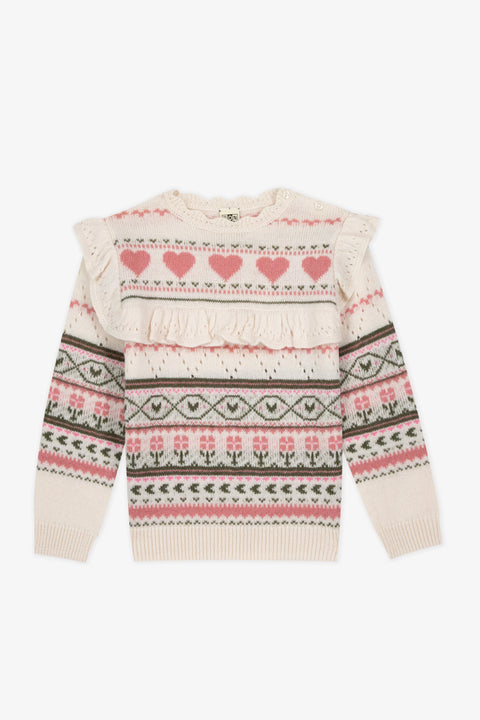 Pull - Mignonne Jacquard Laine - Image principale