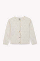 Cardigan - Lilou Milk Cotton Cashmere