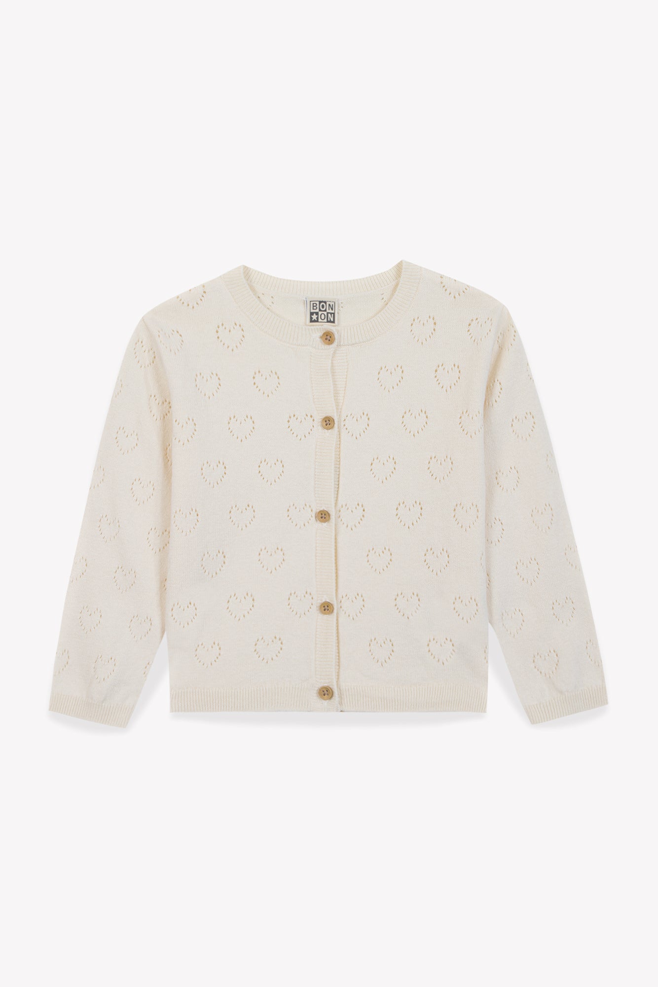 Cardigan - Lilou Milk Cotton Cashmere