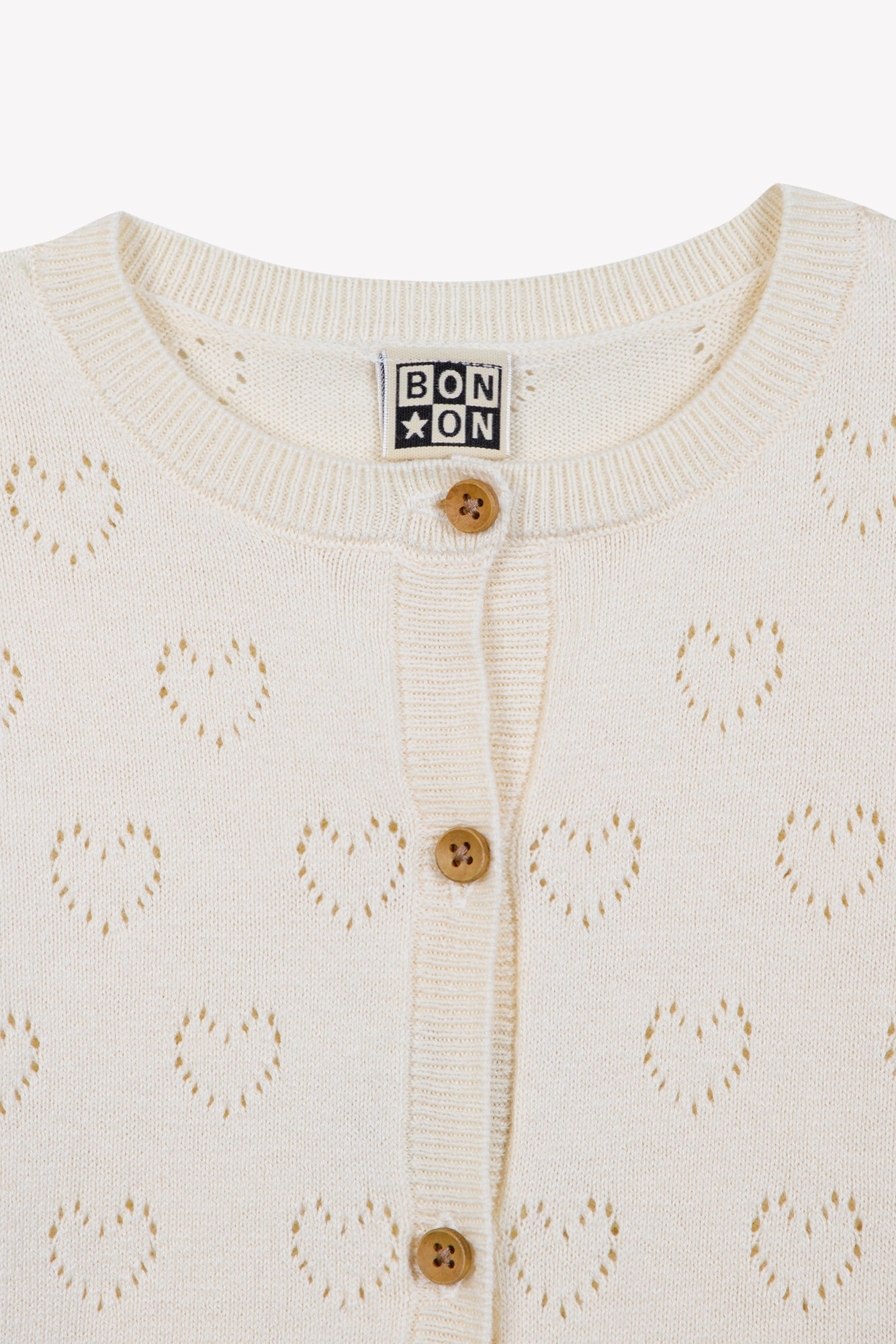 Cardigan - Lilou Milk Cotton Cashmere