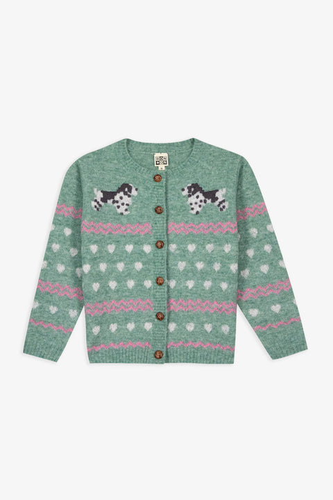 Cardigan - Paula Kaki Jacquard - Image principale