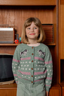 Cardigan - Paula Kaki Jacquard
