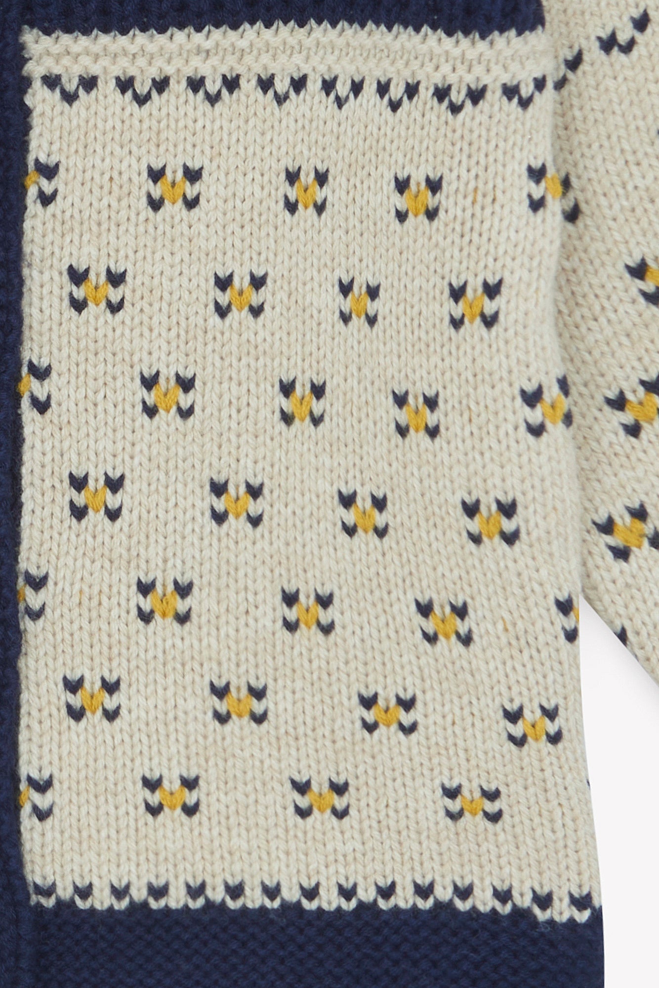Cardigan - Pekin Blue Jacquard