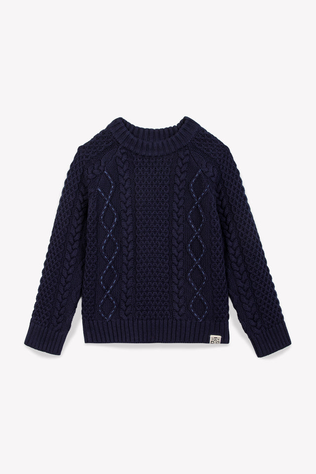 Pull - Port Smouth Blue Coton - Image principale