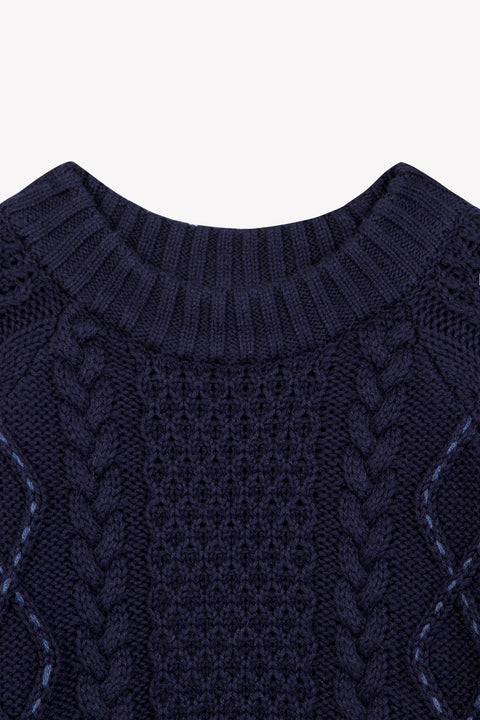 Pull - Port Smouth Blue Coton - Image principale