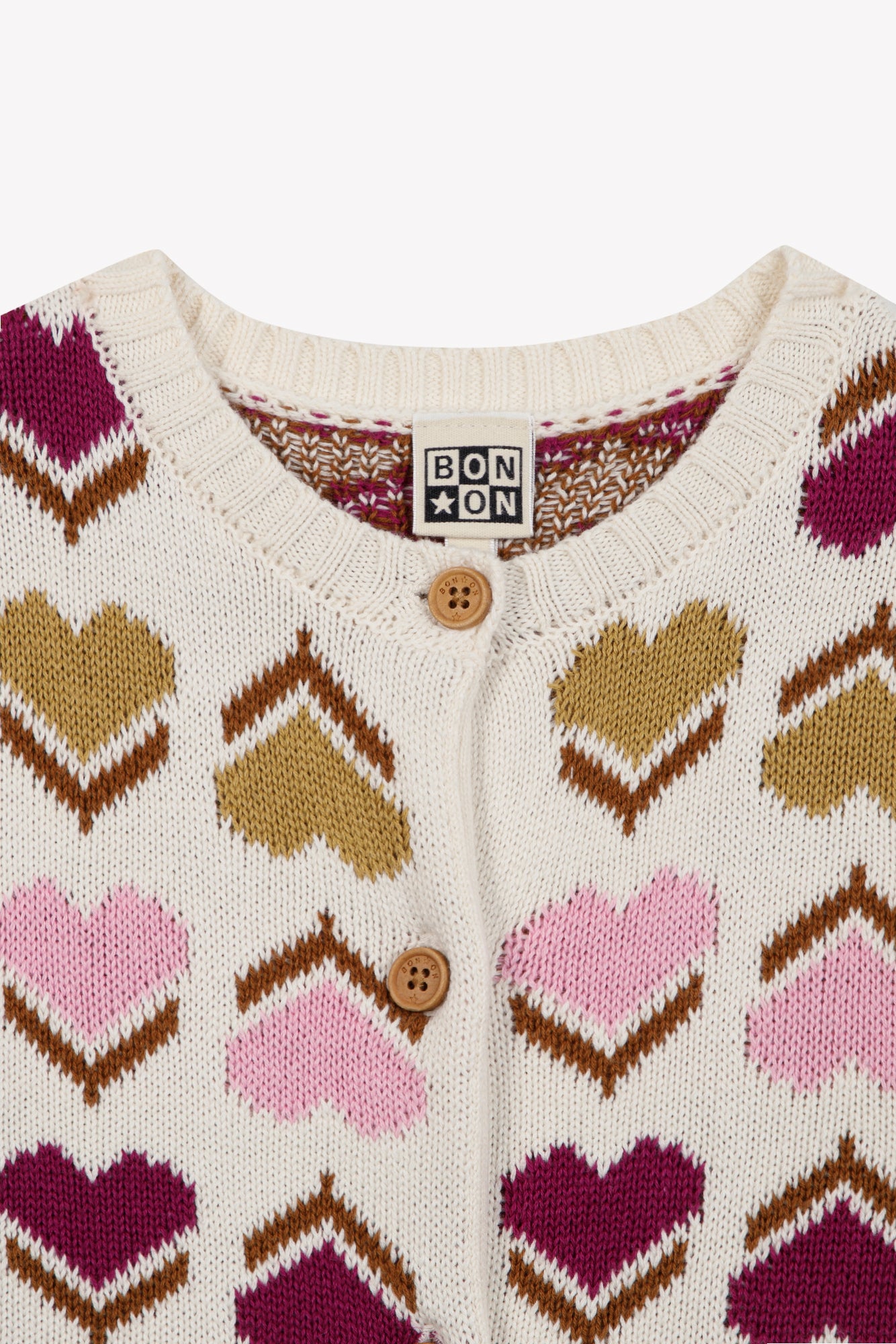 Cardigan - Maligne Milk Jacquard