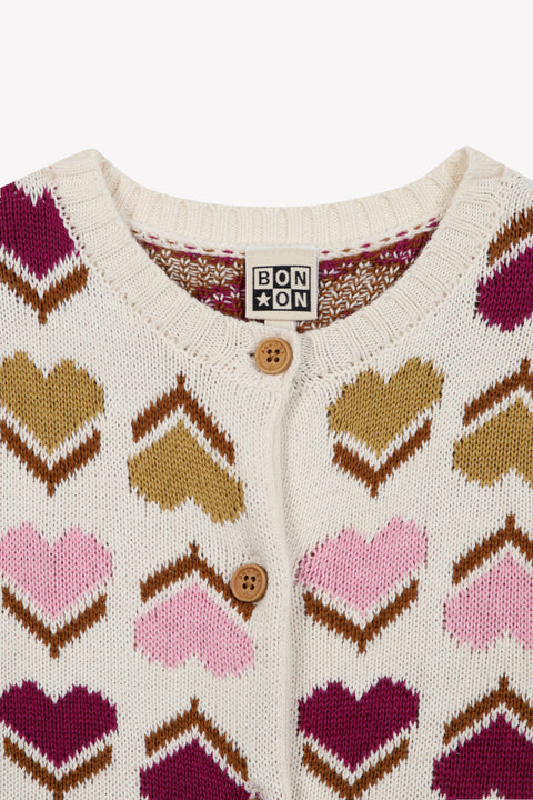 Cardigan - Maligne Milk Jacquard - Image principale