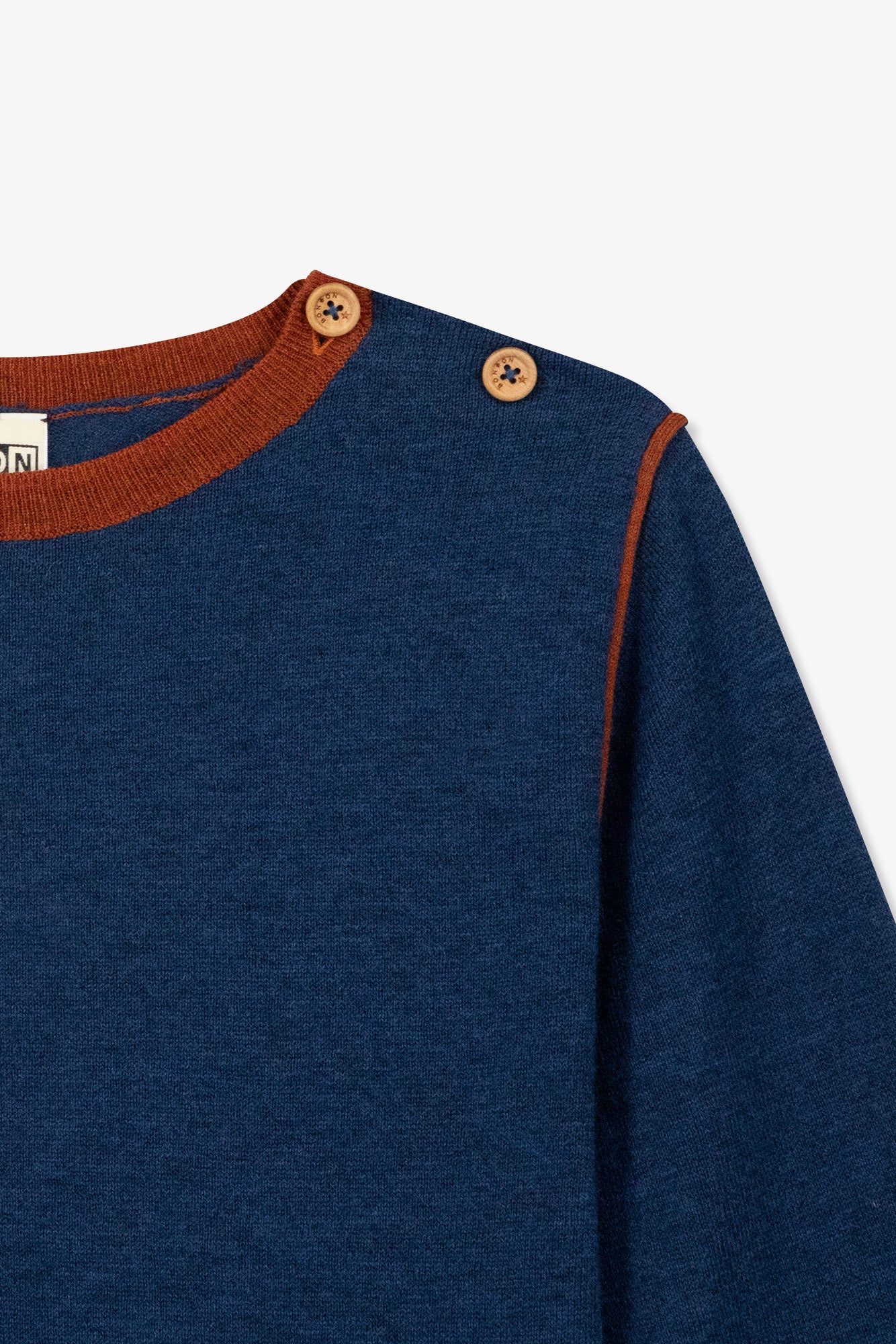 Sweater - Pasta Blue Cotton