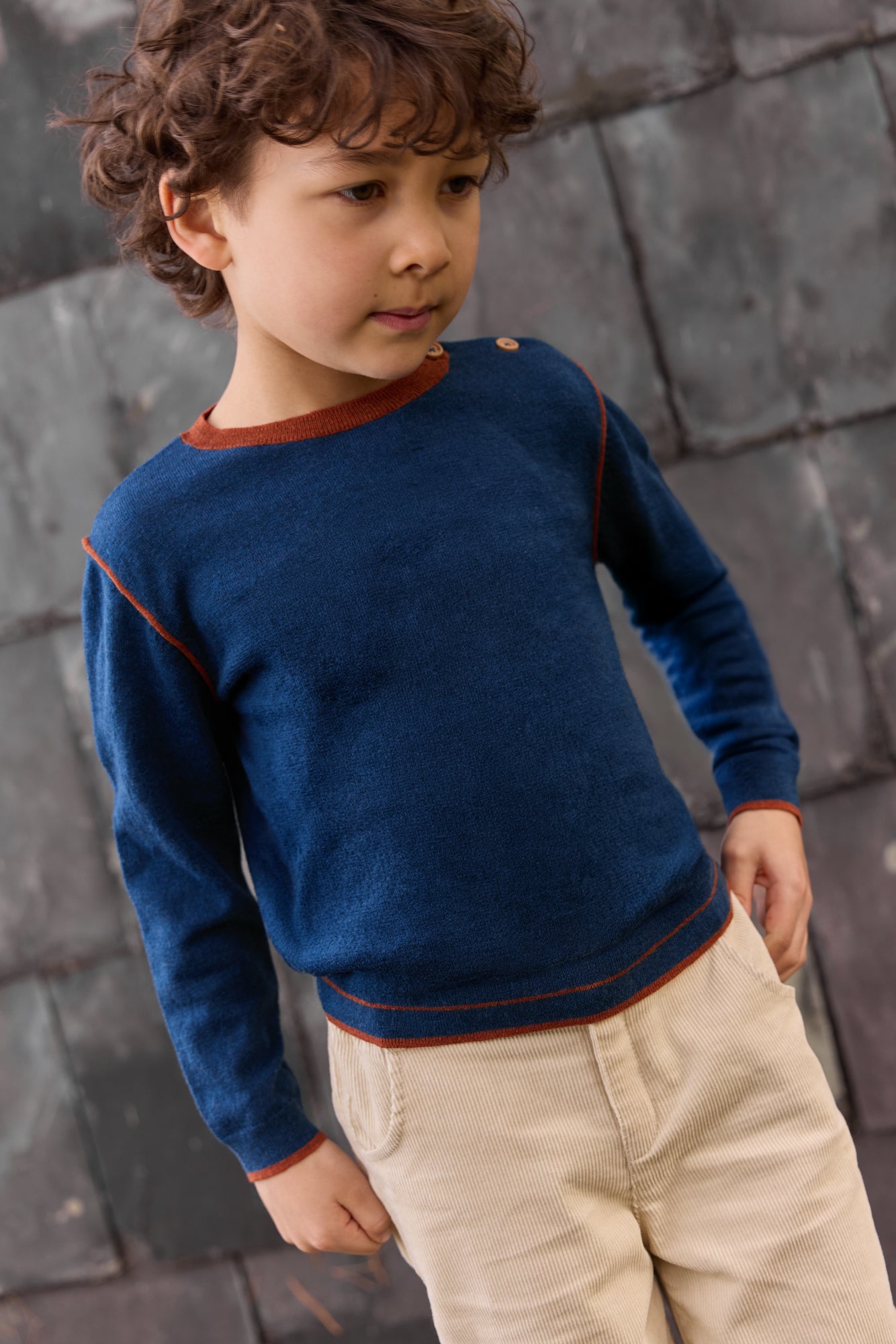Pull - Pasta Blue Coton
