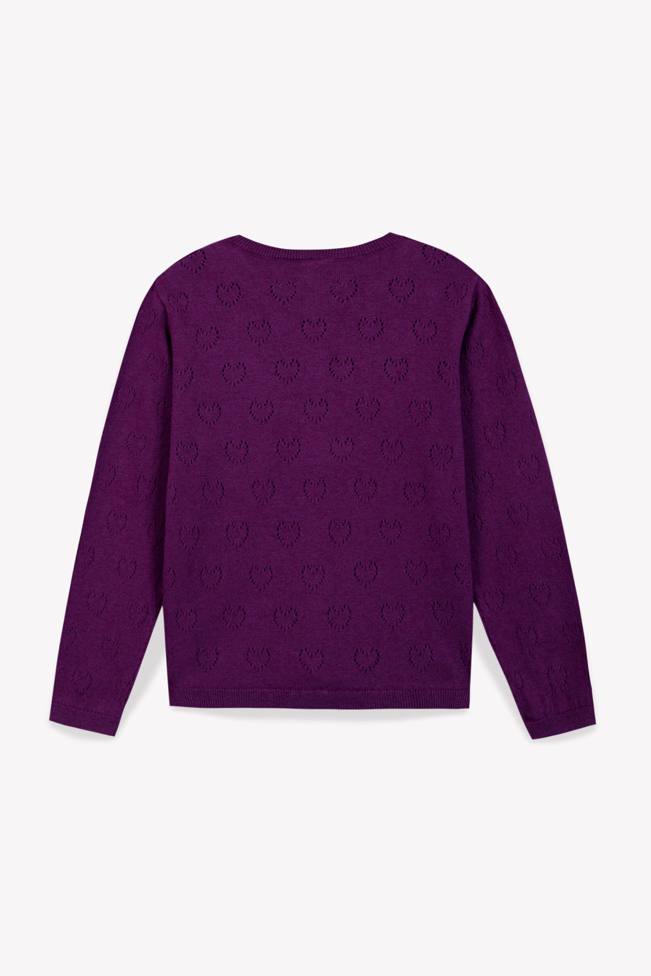 Cardigan - Lilou Purple Rain Cotton Cashmere
