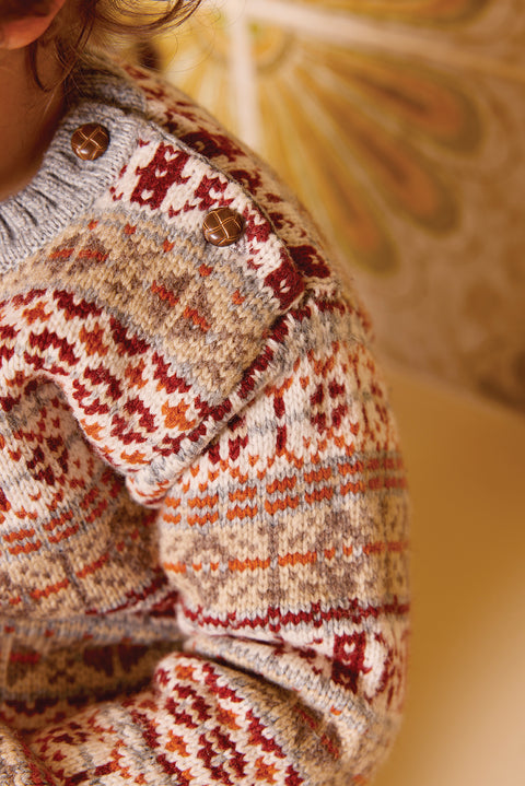 Sweater - Maylon Chestnut Jacquard - Image principale