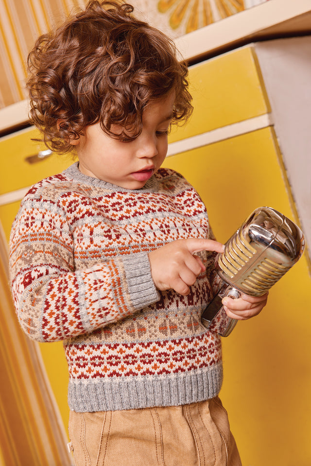 Sweater - Maylon Chestnut Jacquard - Image principale