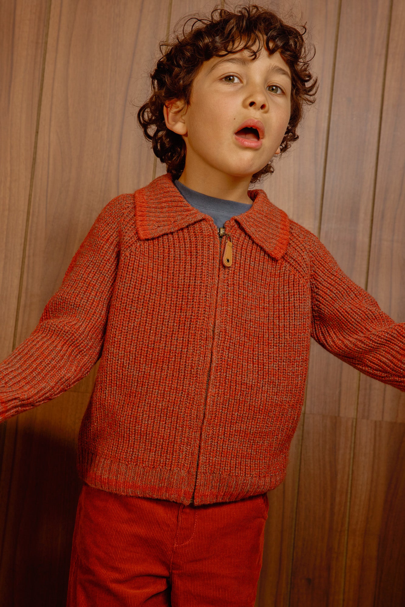 Cardigan - Pimpon Chestnut Laine