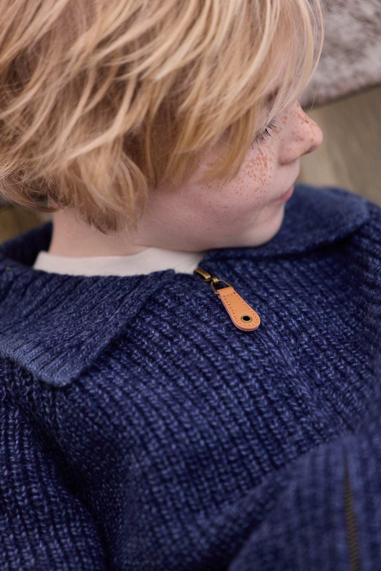 Cardigan - Pimpon Blue Laine