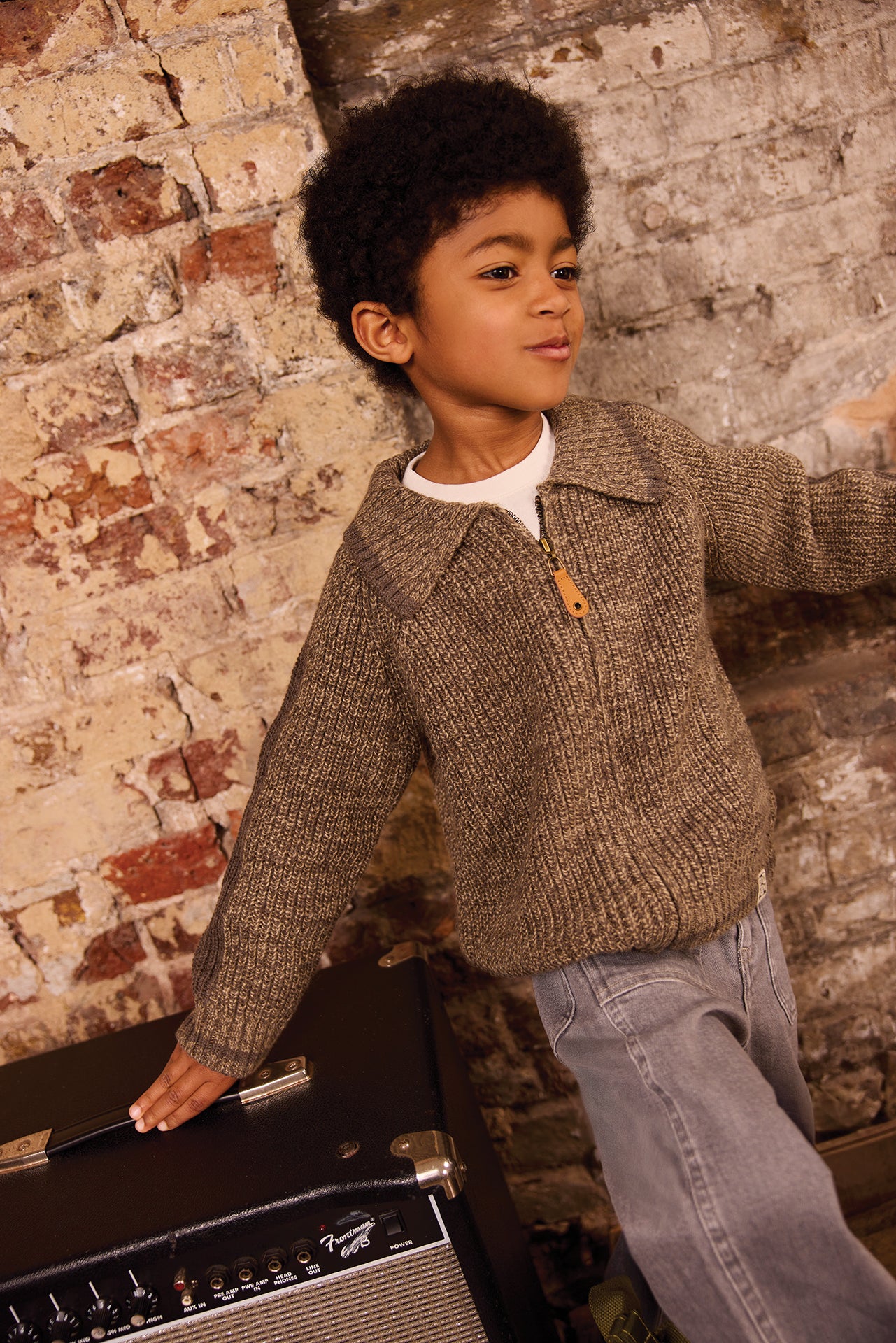 Cardigan - Pimpon Kaki Laine