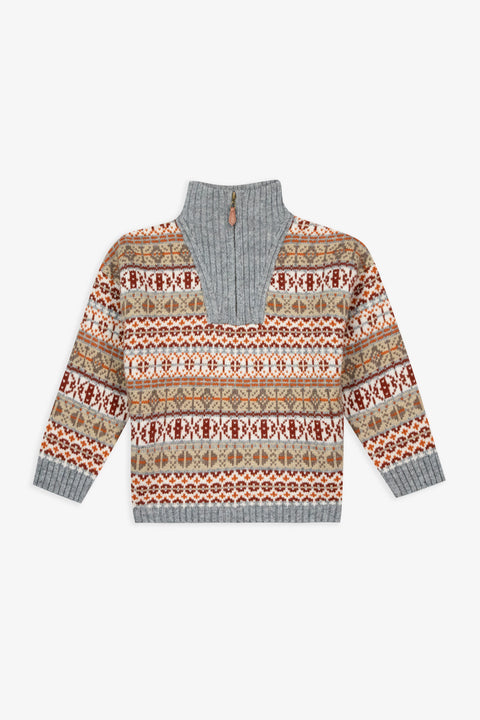 Sweater - Leonard Chestnut Wool - Image principale