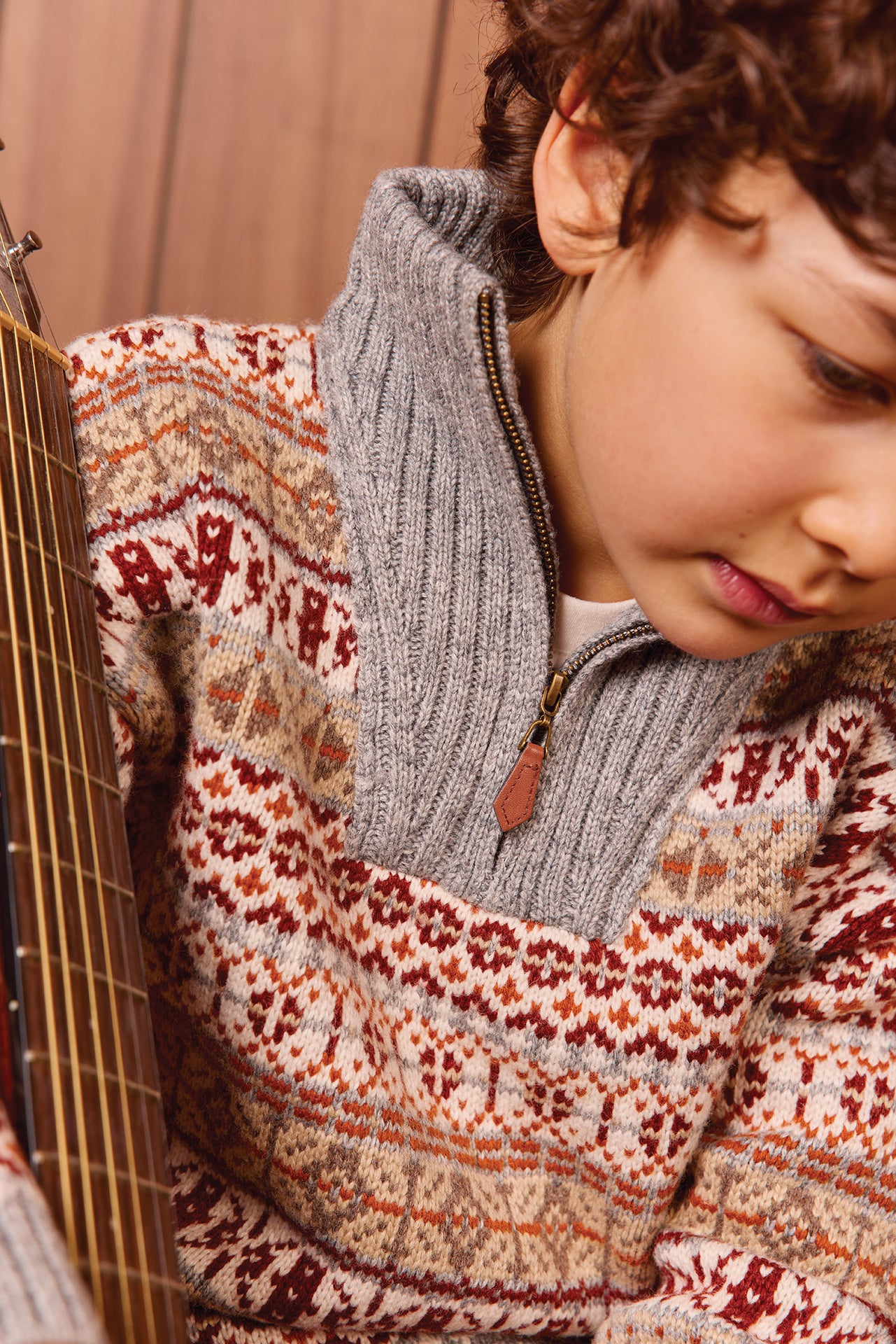 Pull - Léonard Chestnut Laine