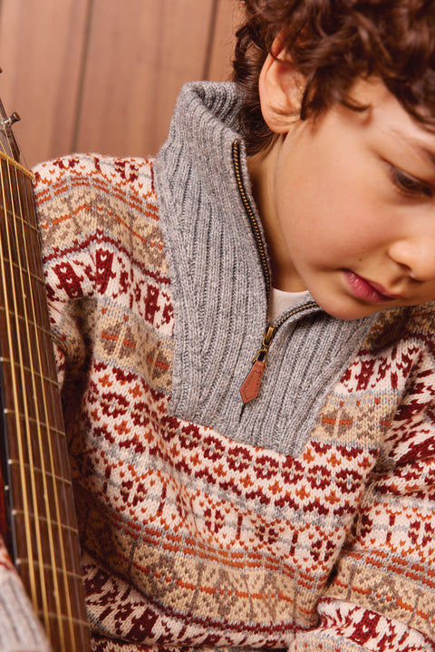 Sweater - Leonard Chestnut Wool - Image principale