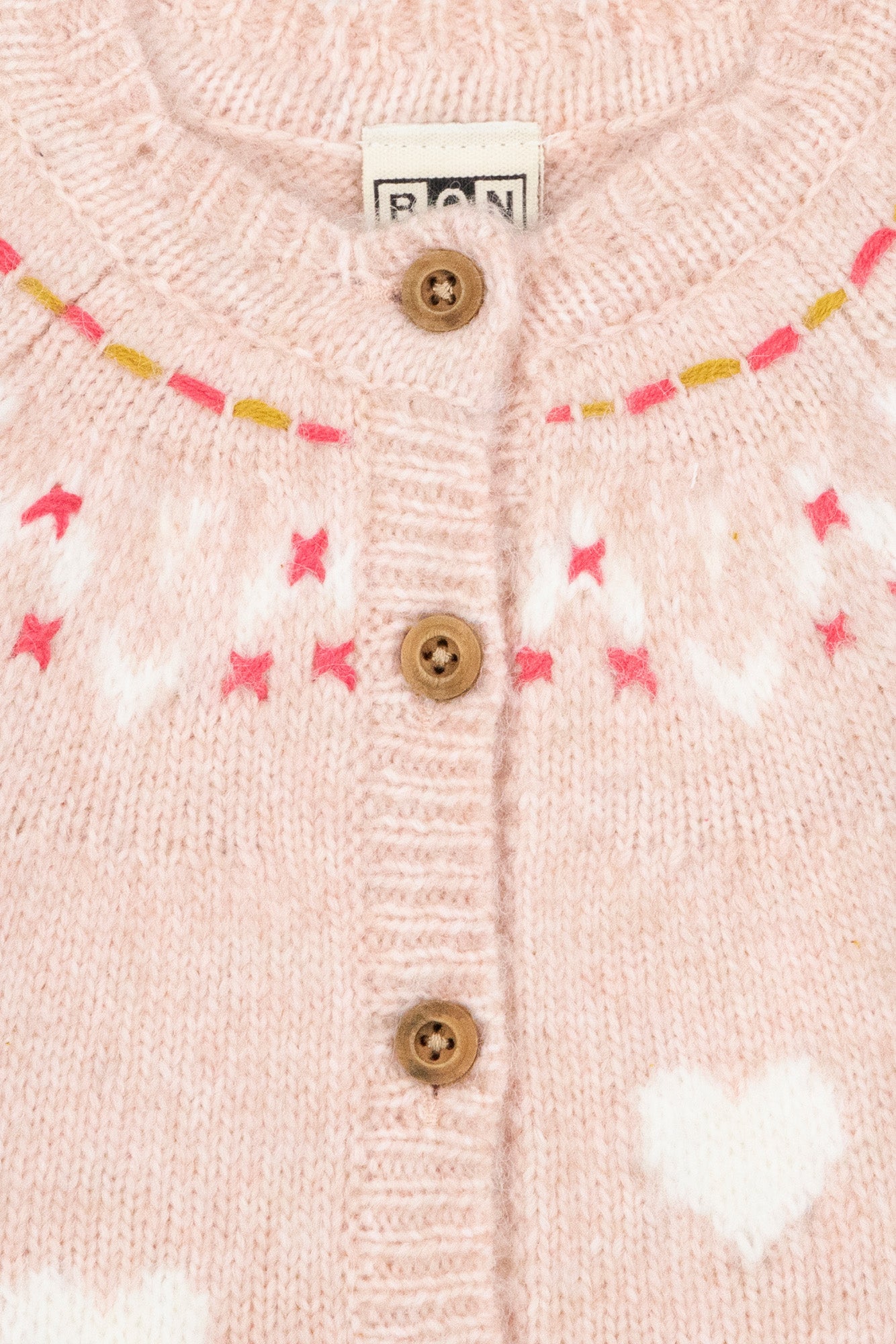 Gilet - Pastel Rose Jacquard