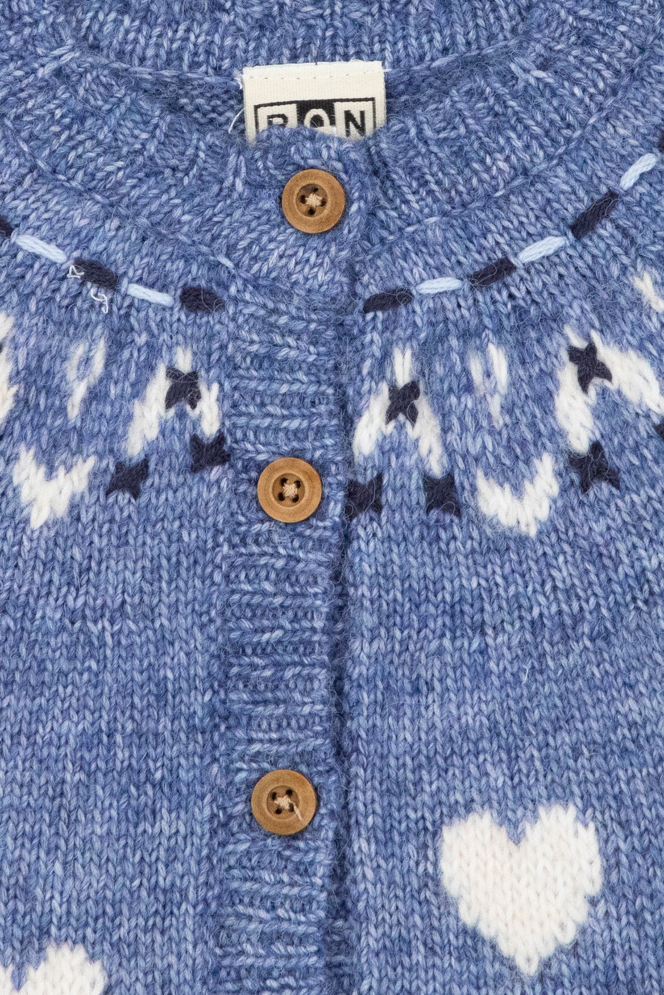 Gilet - Pastel Blue Jacquard