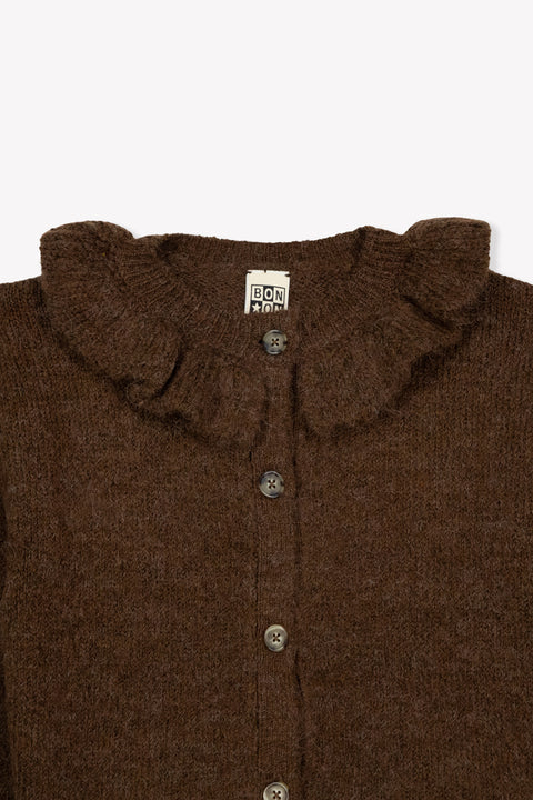 Cardigan - Paloma Brown Volant - Image principale