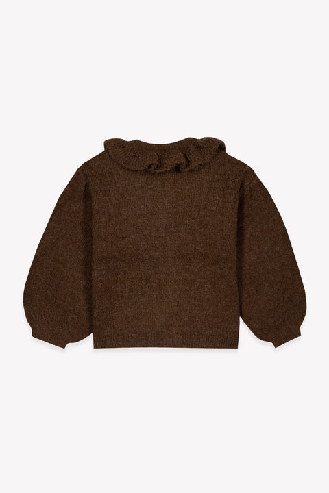 Cardigan - Paloma Brown Volant - Image principale