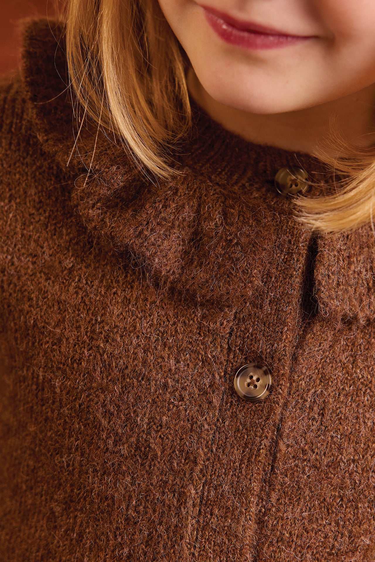 Cardigan - Paloma Brown Volant