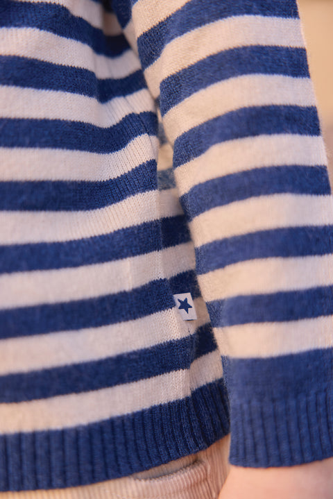 Pull - Pepito Blue Coton Cachemire - Image principale