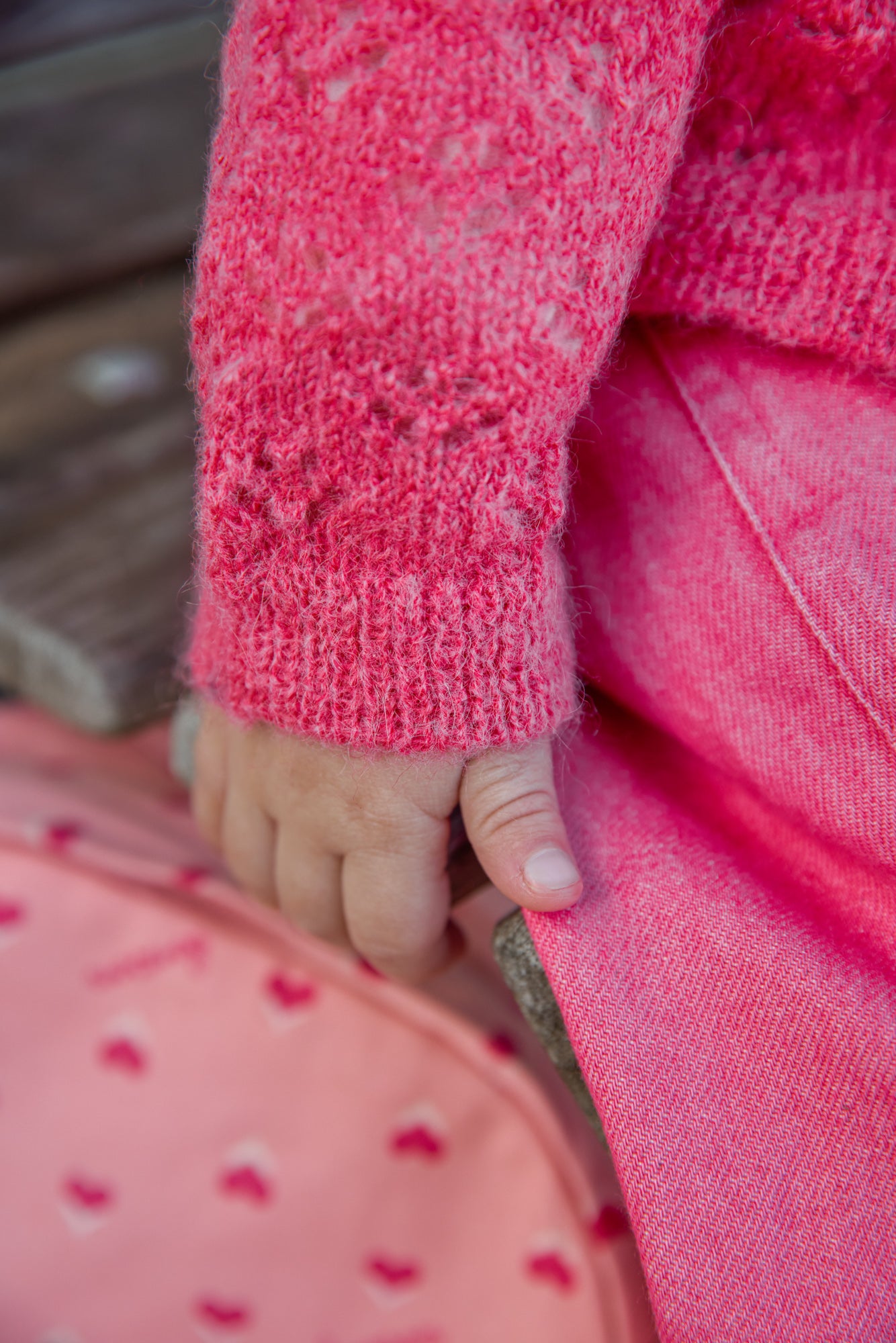 Cardigan - Corolle Rose Laine